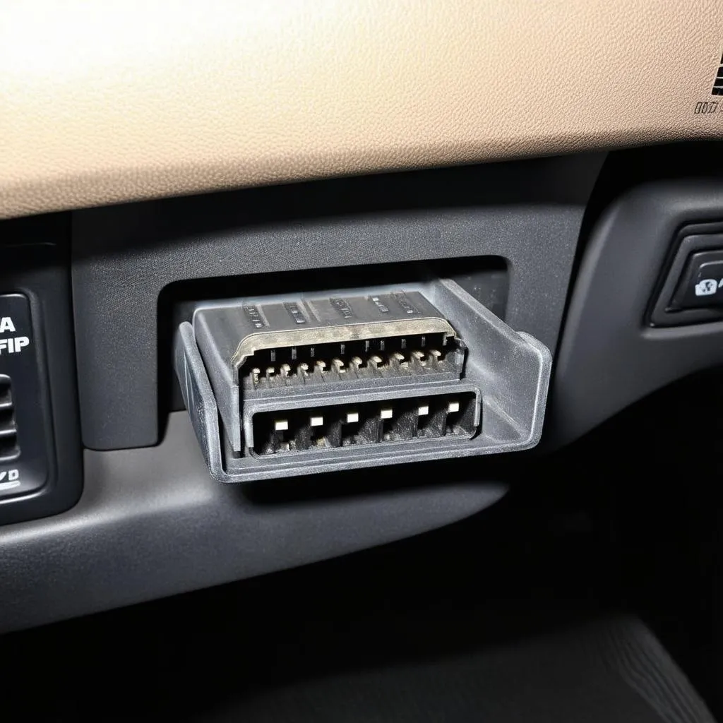 OBD connector location