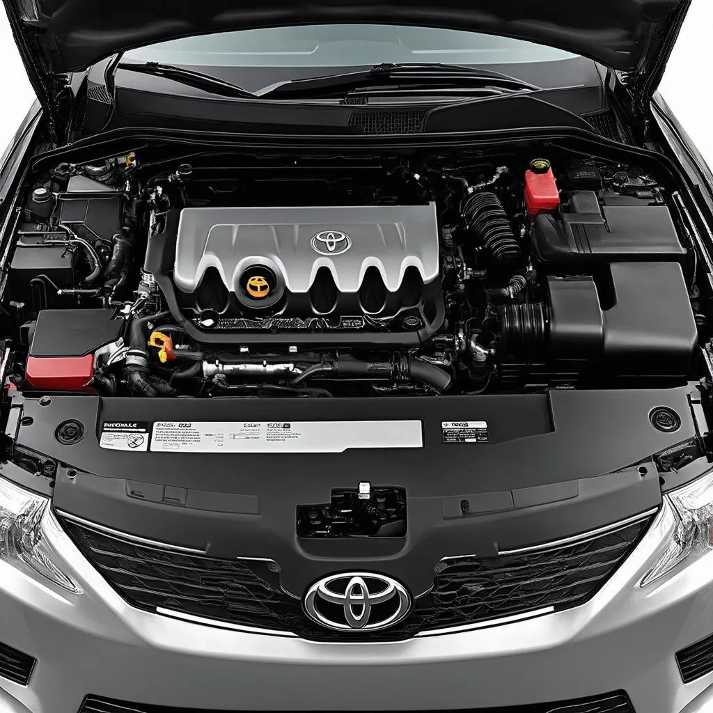 Schéma du moteur Toyota Camry 2012