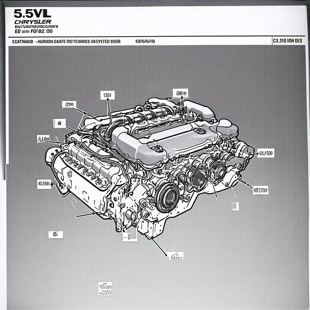 Schéma du moteur 3.5L V6 Chrysler