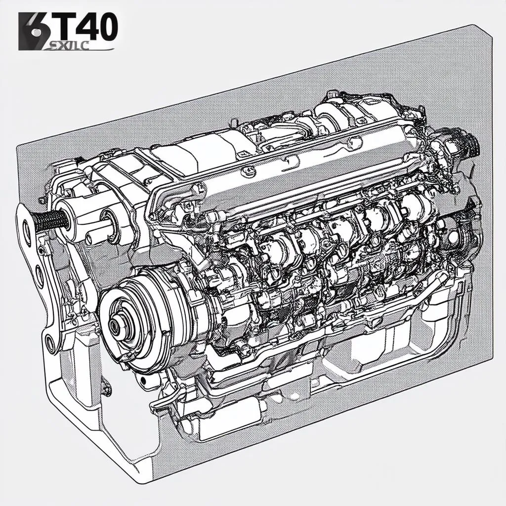 Schéma de transmission 6T40