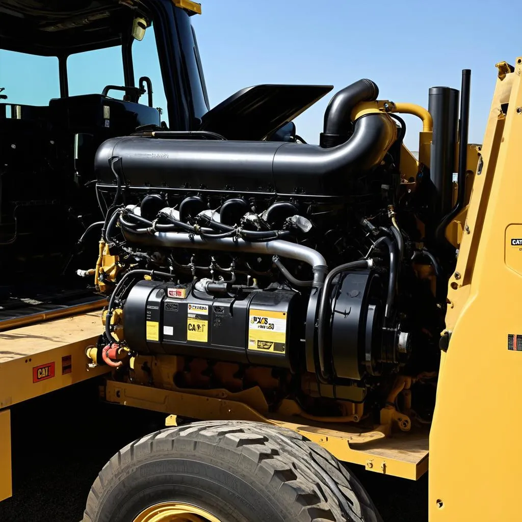 Caterpillar MXS engine in a truck