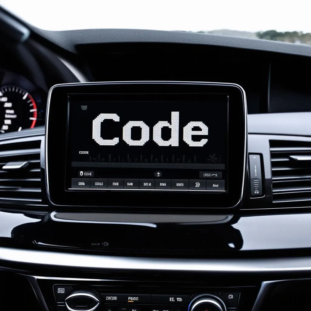 Ecran de code autoradio Honda