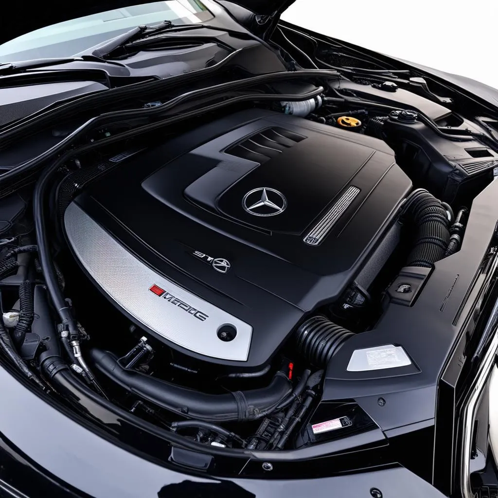 Mercedes-Benz W221 S63 AMG engine