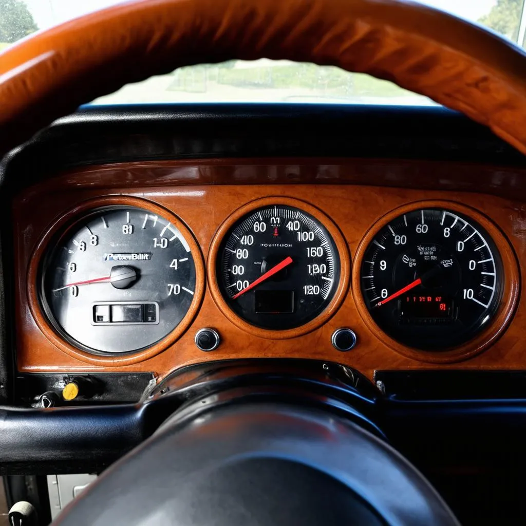 Peterbilt 389 Dashboard