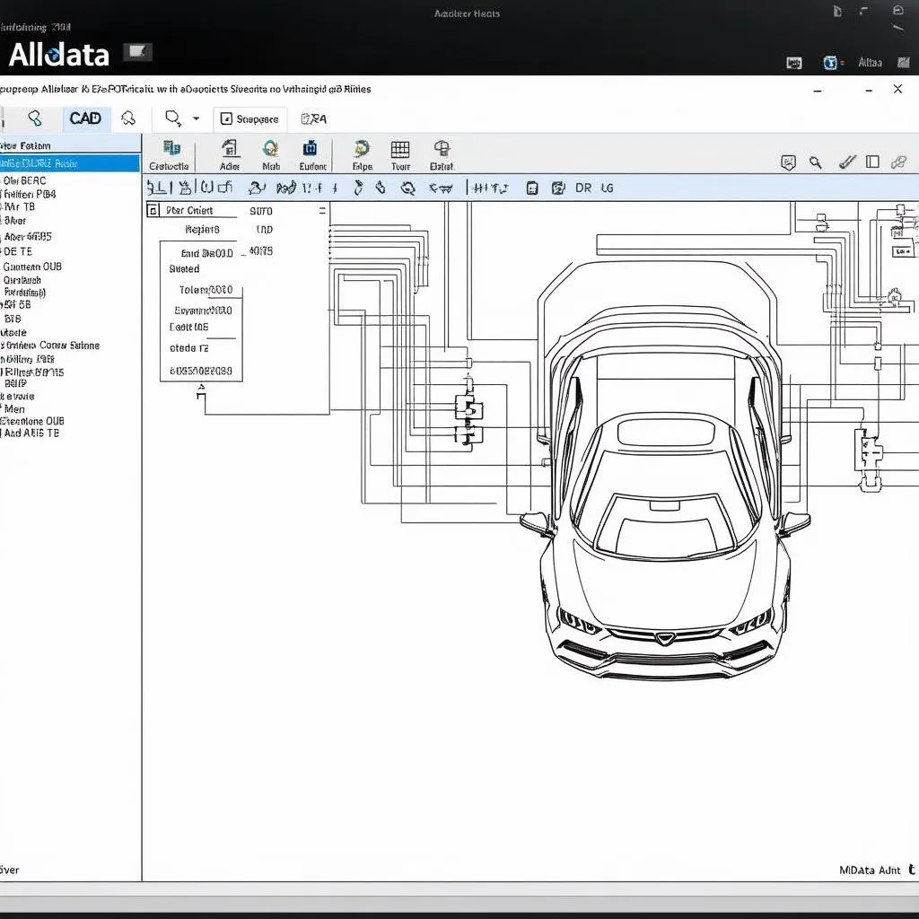 Alldata Software Interface