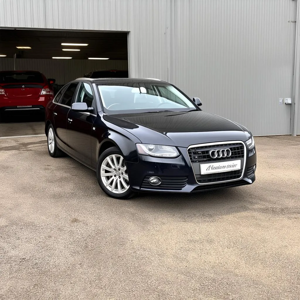 Une Audi A4 2010 avec un faible kilométrage