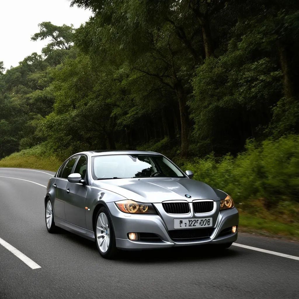 BMW 320i E90 Side View