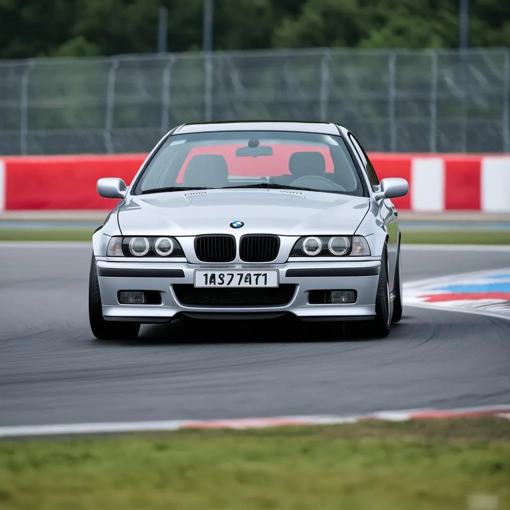 Vue de face d'une BMW E36 M5