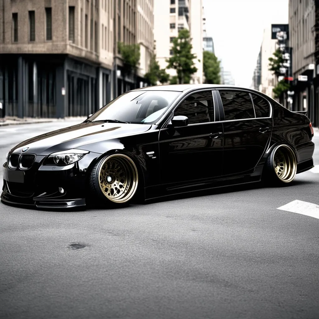 BMW E60 modifiée