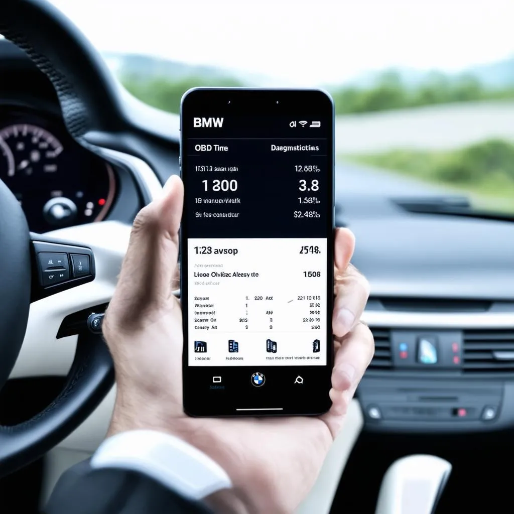 BMW OBD App Interface