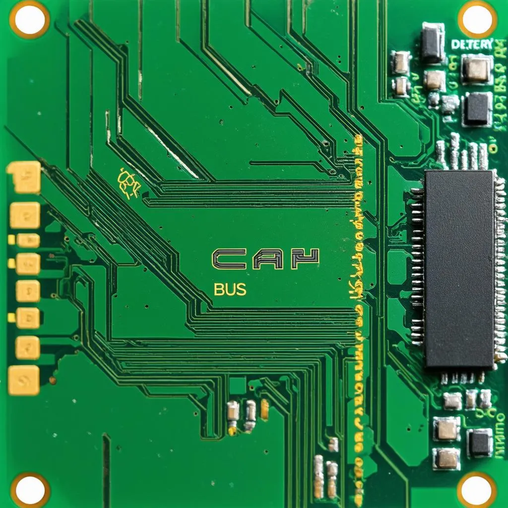 Circuit board with CAN bus