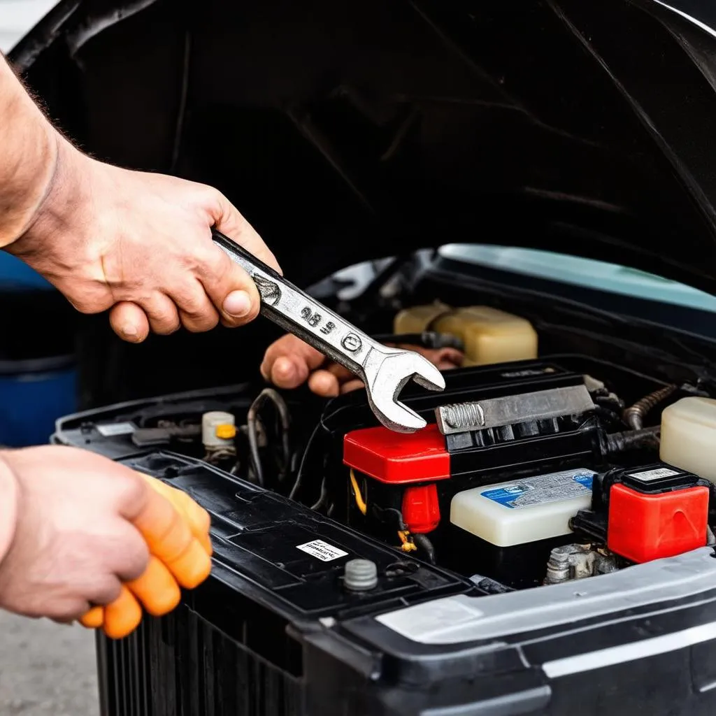 Replacing car battery