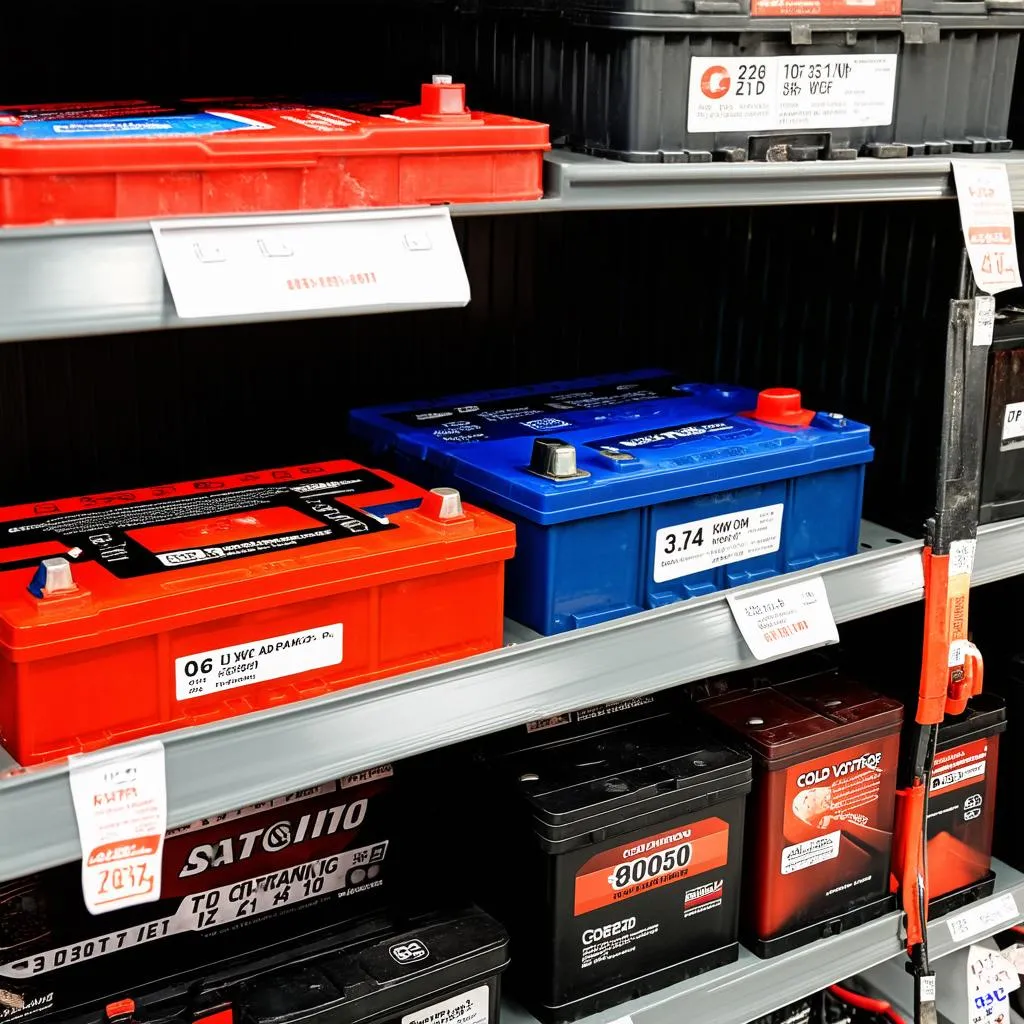 Types de batteries de voiture