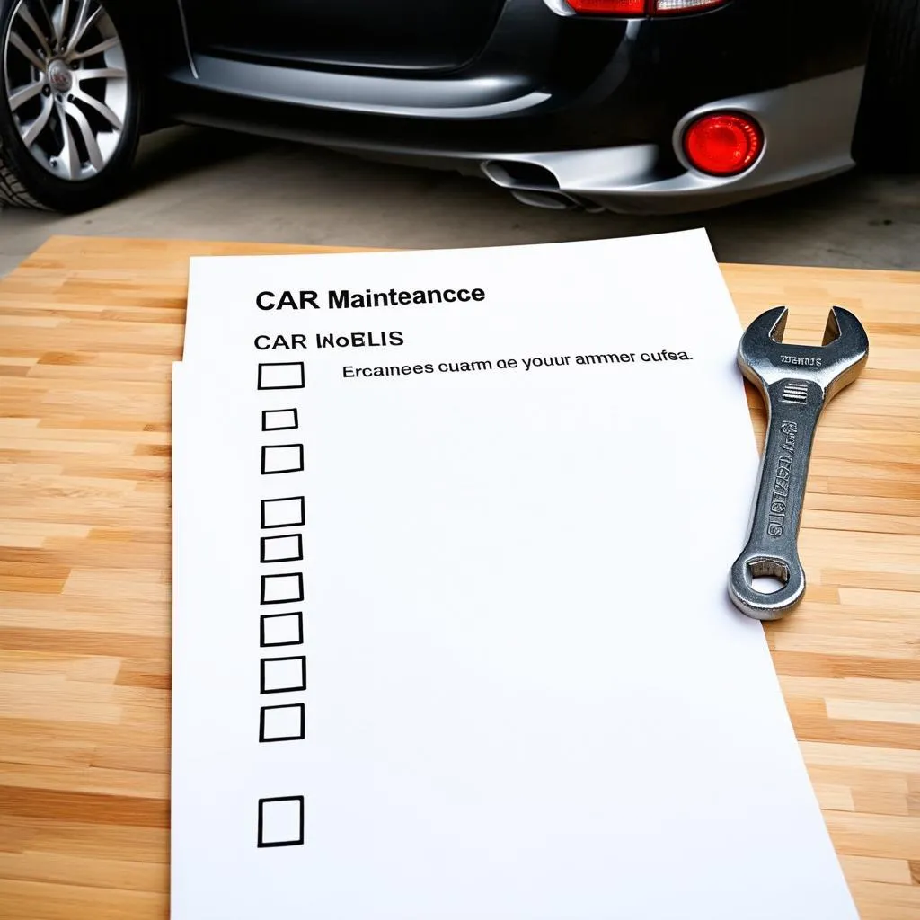 Car Maintenance Checklist