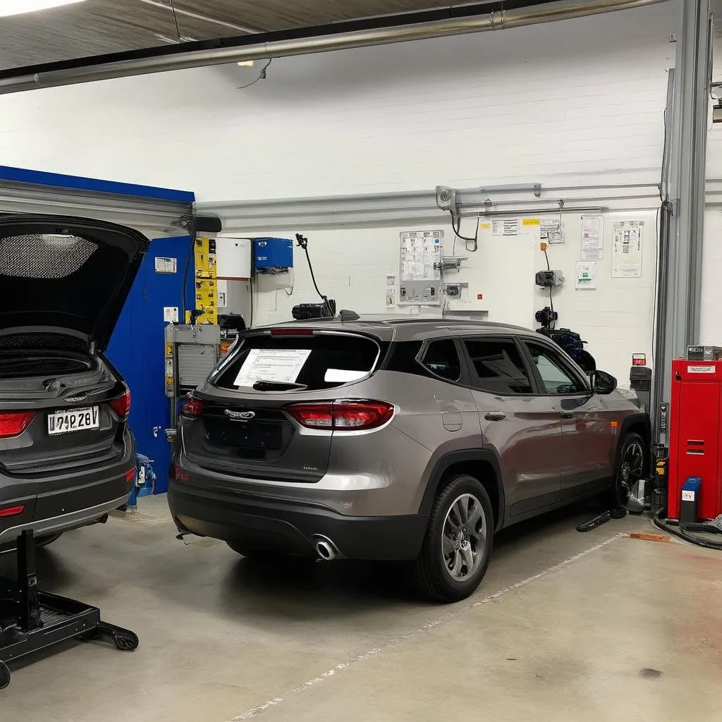 Garage de réparation Chrysler