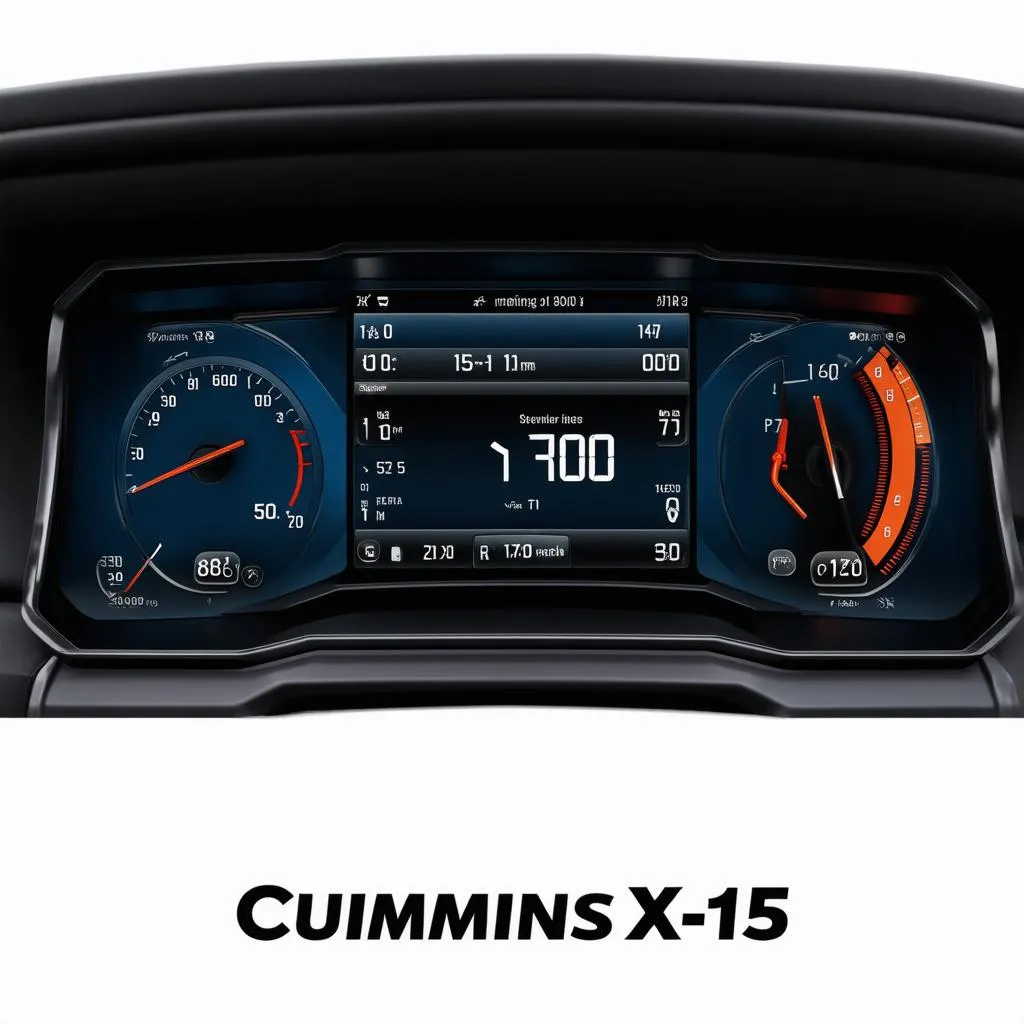 Cummins X15 Specs Dashboard