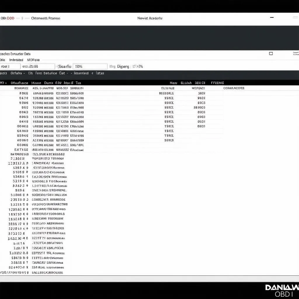 Danlaw OBD II Software Interface