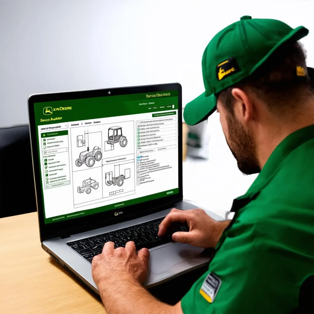 Outil de diagnostic Deere Service Advisor