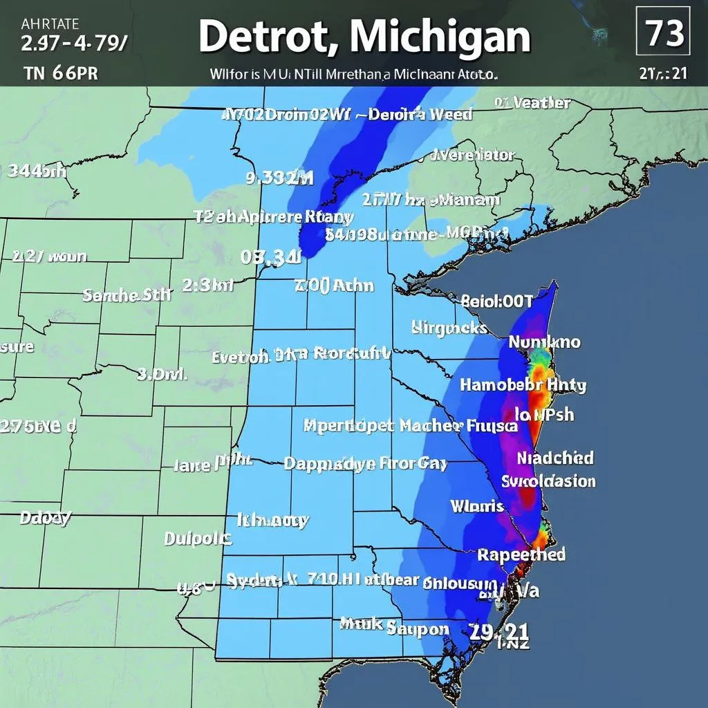 Météo à Détroit