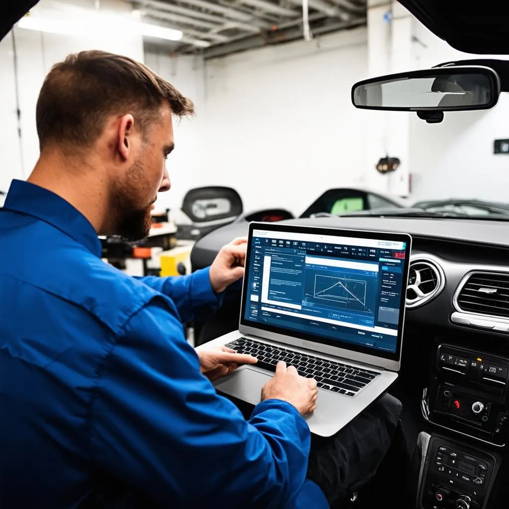 Diagnostic électronique d'une voiture