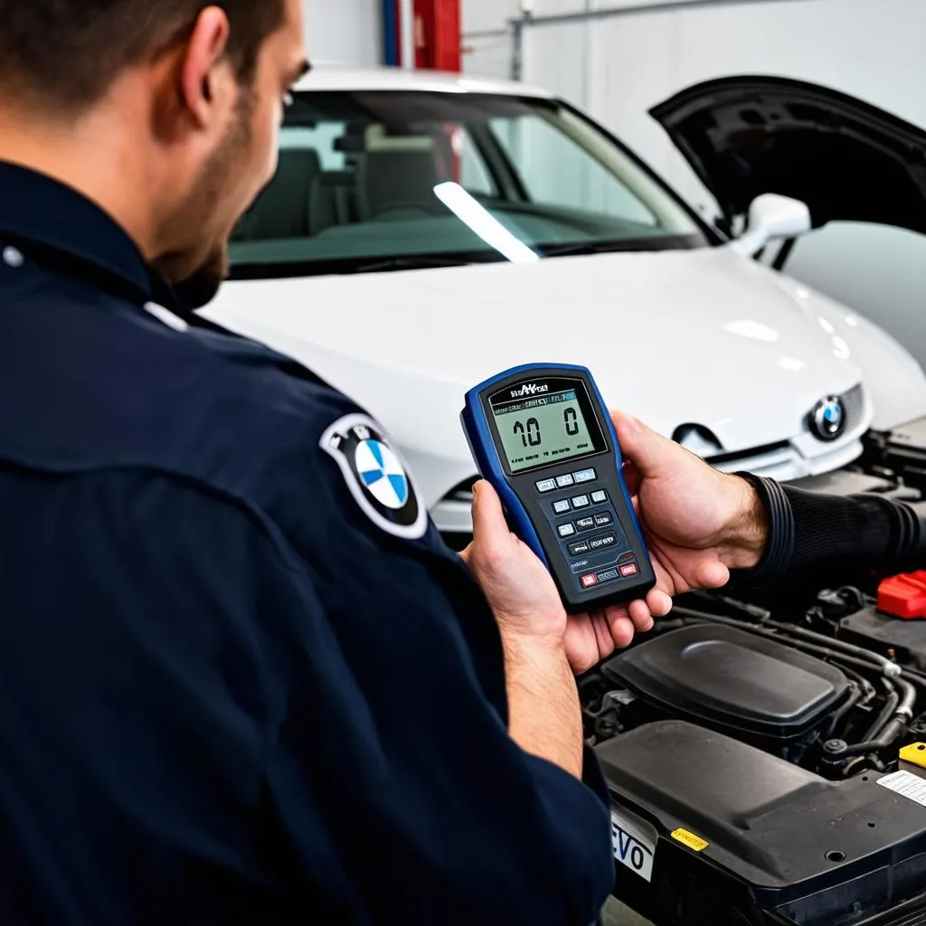 Scanner de diagnostic pour une BMW