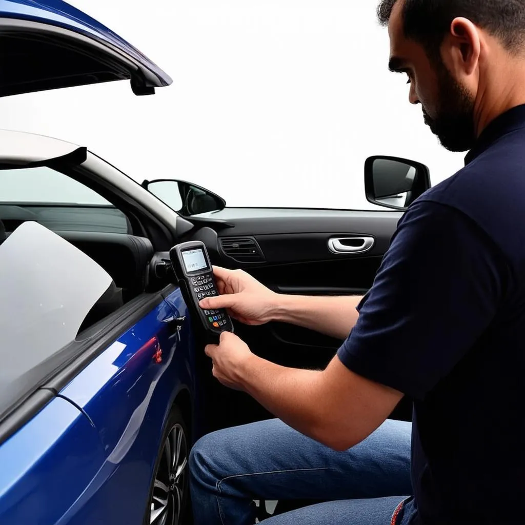 Diagnostic automobile avec un scanner