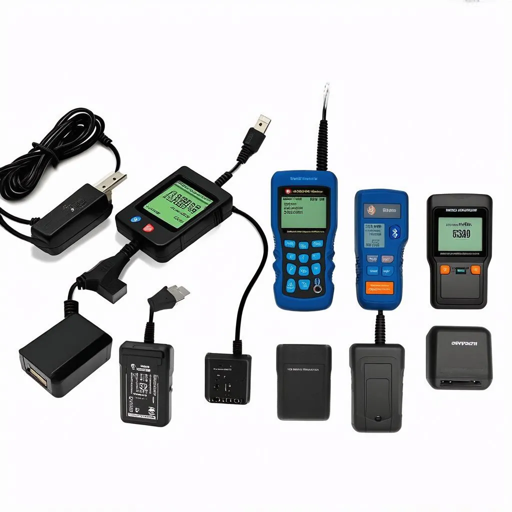 Various OBD2 scanners for car diagnostics