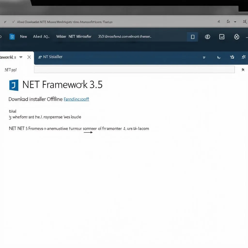 Installation hors ligne de .NET Framework 3.5