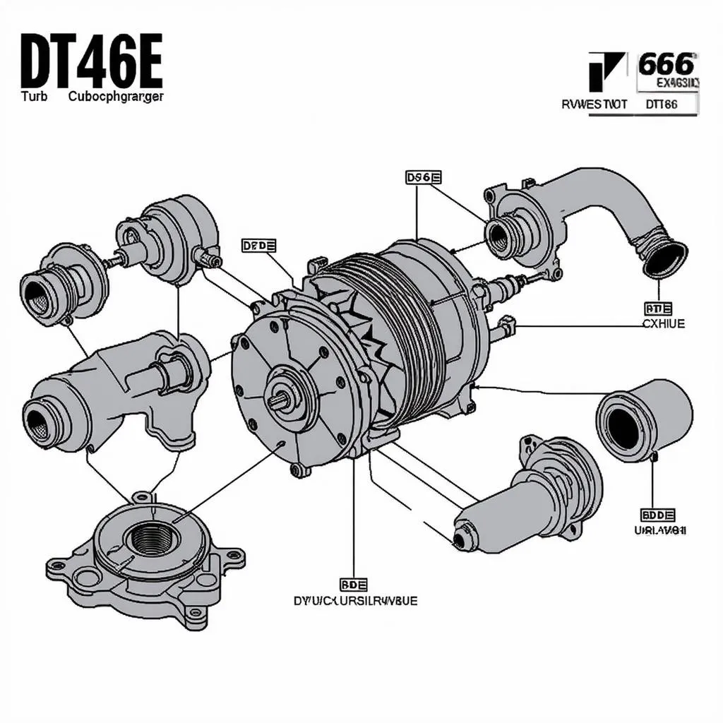 turbo dt466e diagram