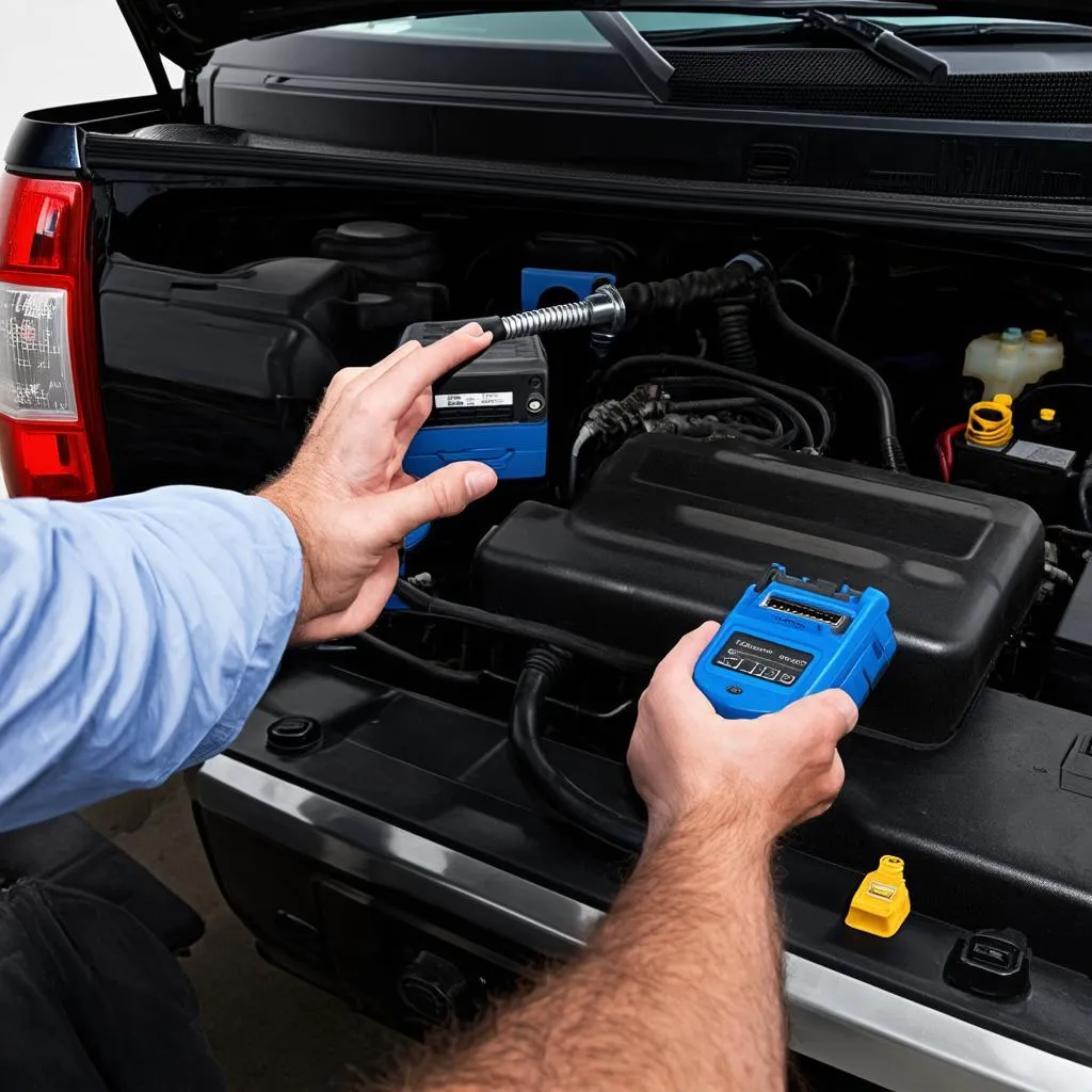 Diagnostic du F-150 avec un scanner OBD-II