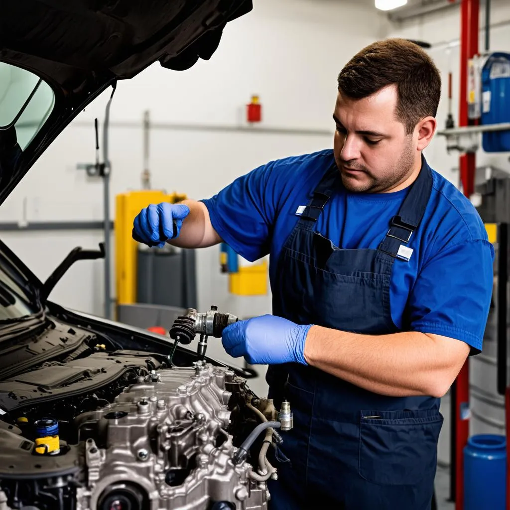 Réparation de la transmission d'une Ford Focus