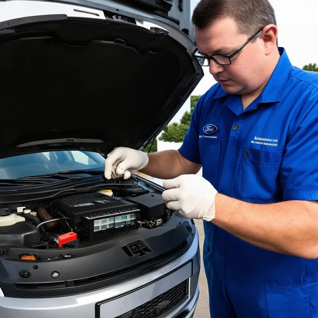 Réparation du module de contrôle de retenue Ford