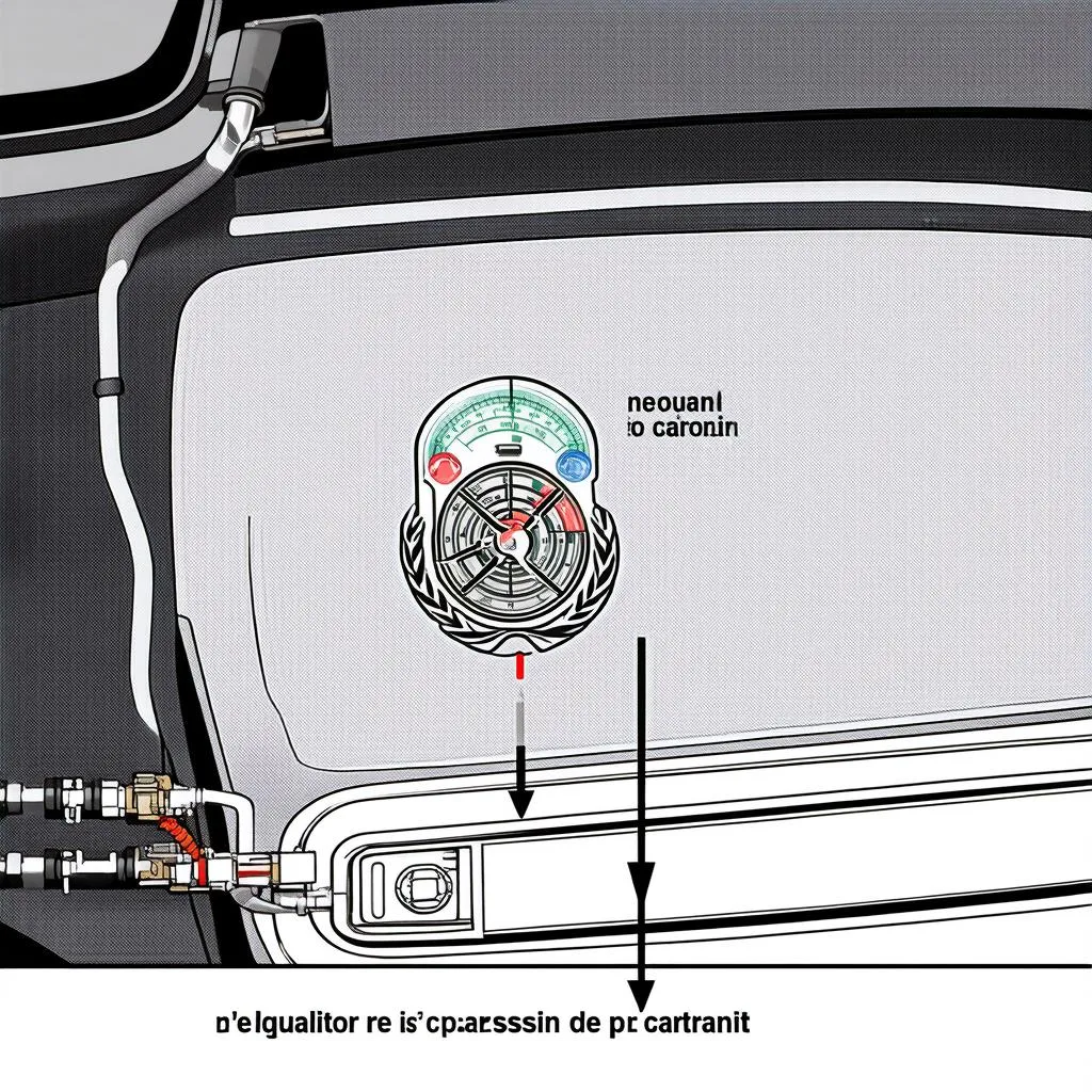 Schéma du régulateur de pression de carburant