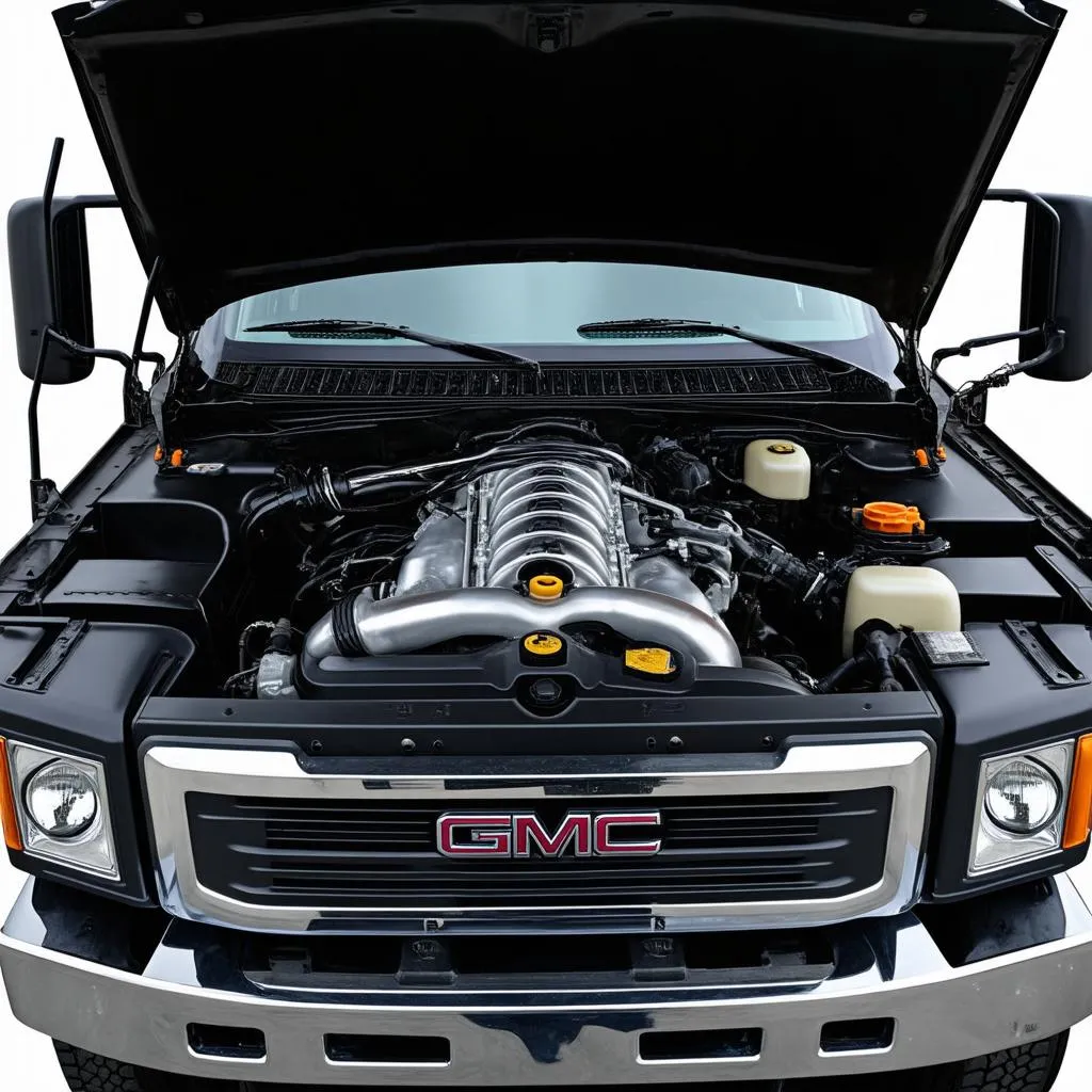 GMC T7500 Engine