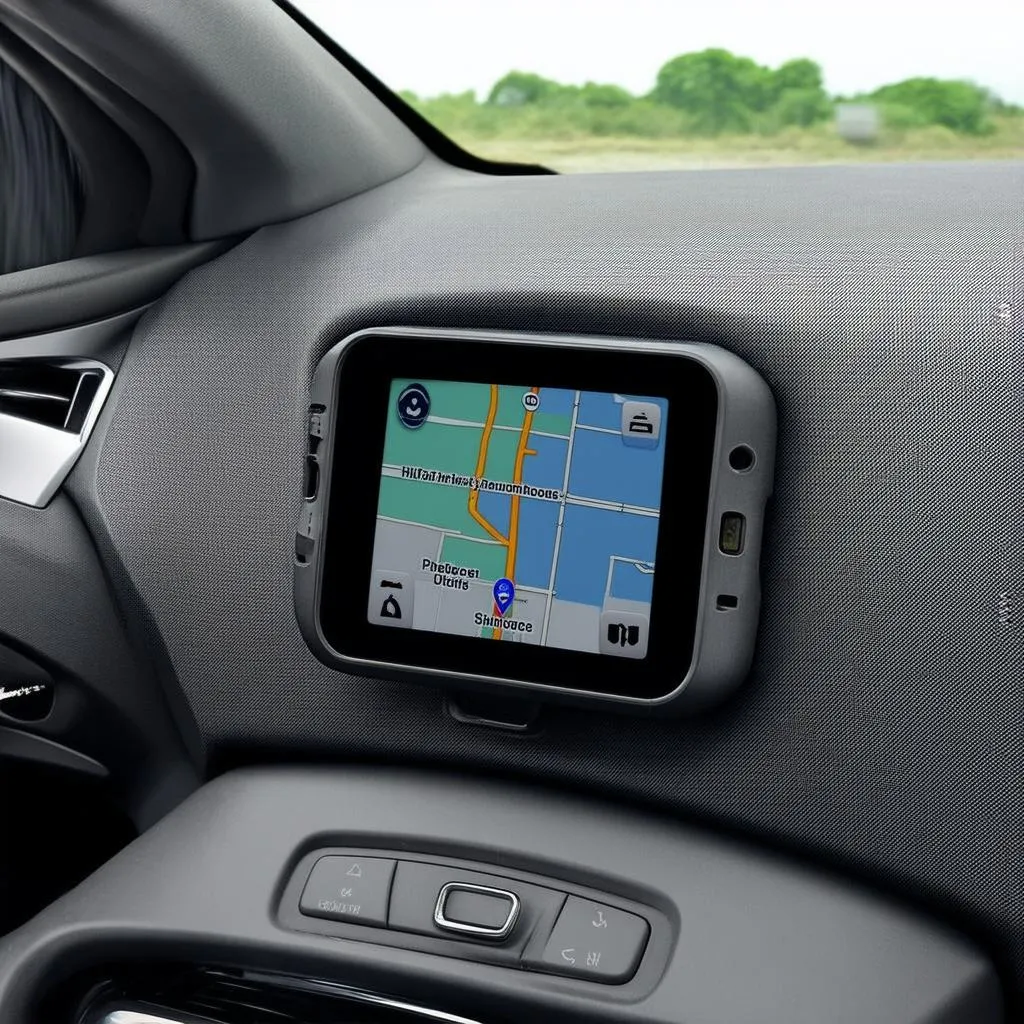 GPS dans la voiture