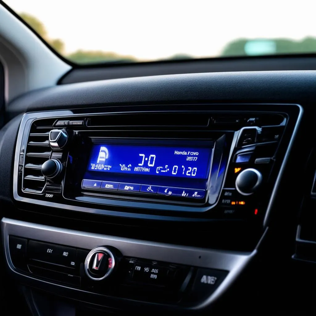 Honda Civic 2007 car radio with illuminated display