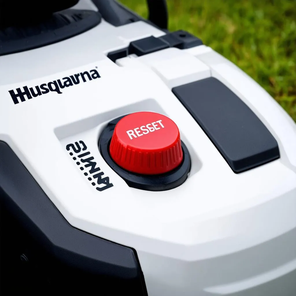 Bouton de réinitialisation Husqvarna