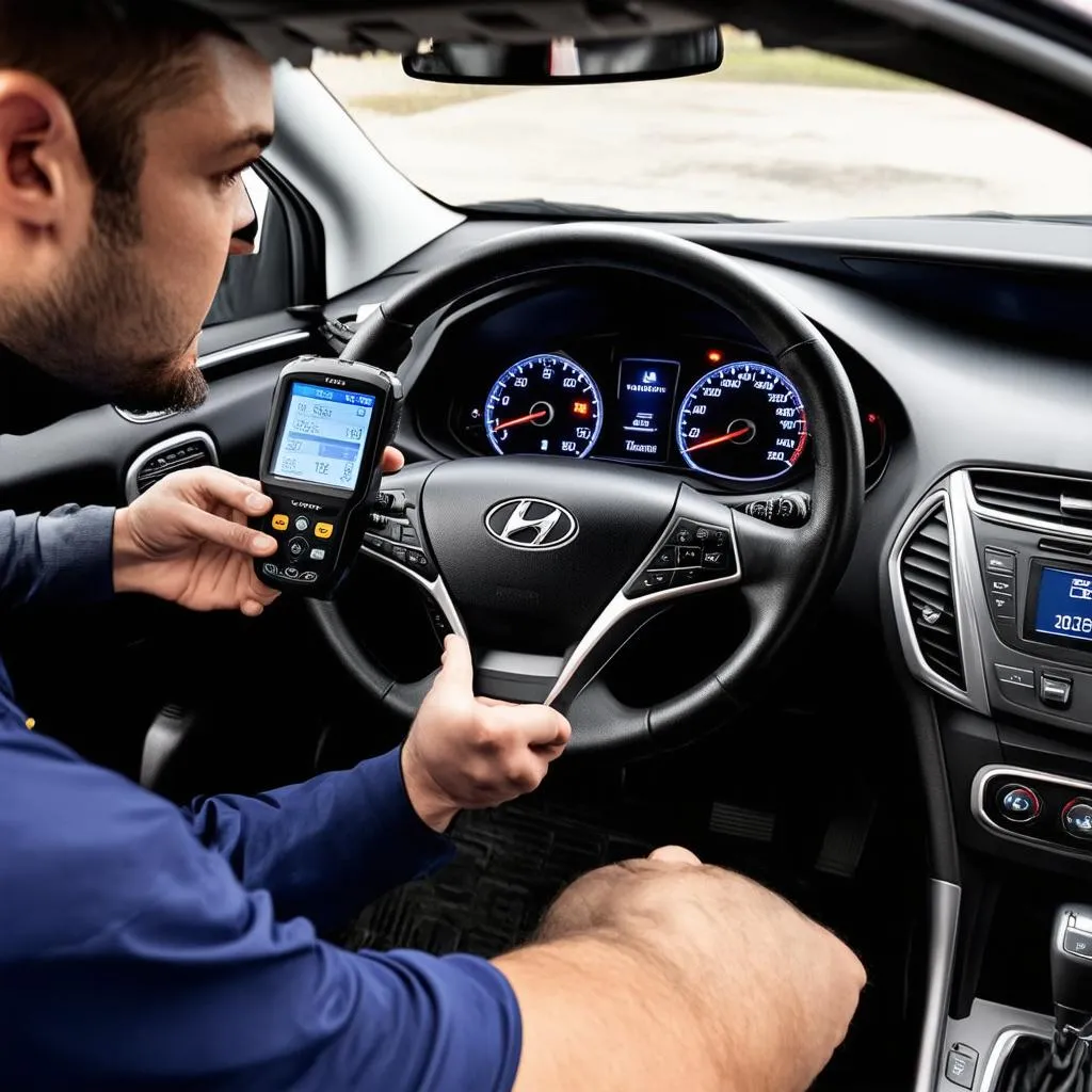 Code OBD P200A sur Hyundai Sonata 2017