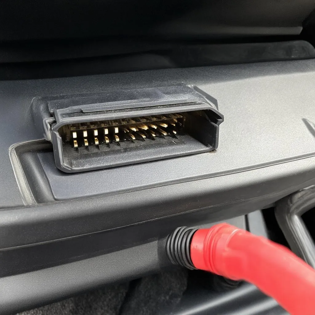 Hyundai Sonata OBD Port Location 2