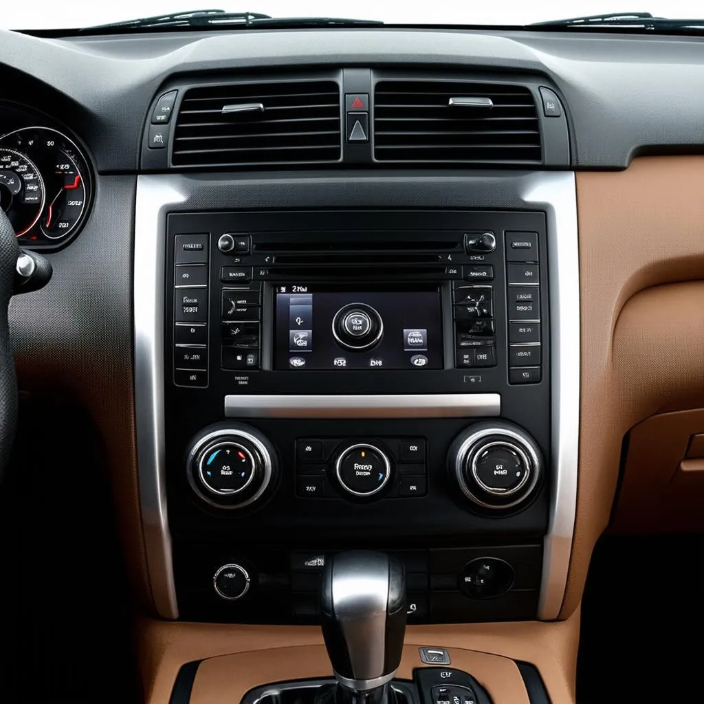 Jeep Grand Cherokee 2007 radio dashboard