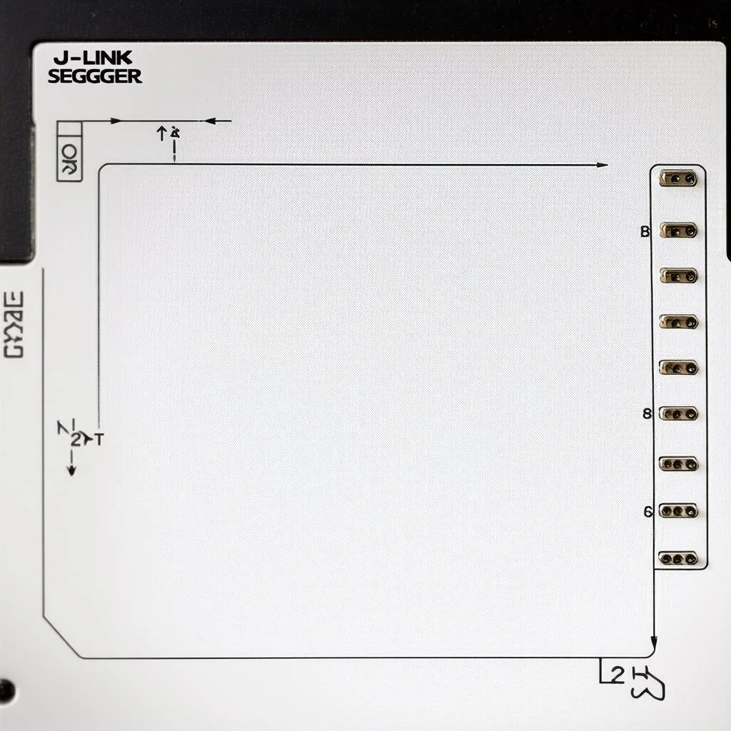 Schéma de brochage J-Link Segger