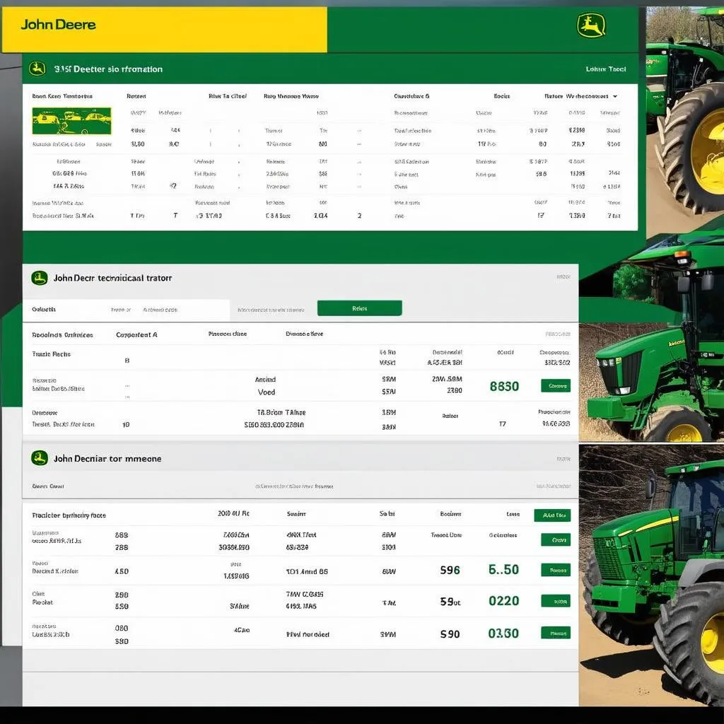 Tableau de bord John Deere Dealer Path