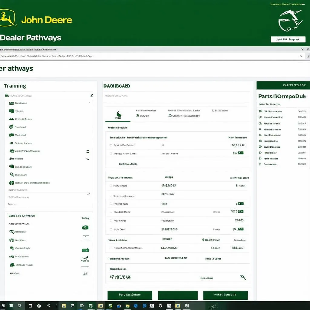 Tableau de bord John Deere Pathways