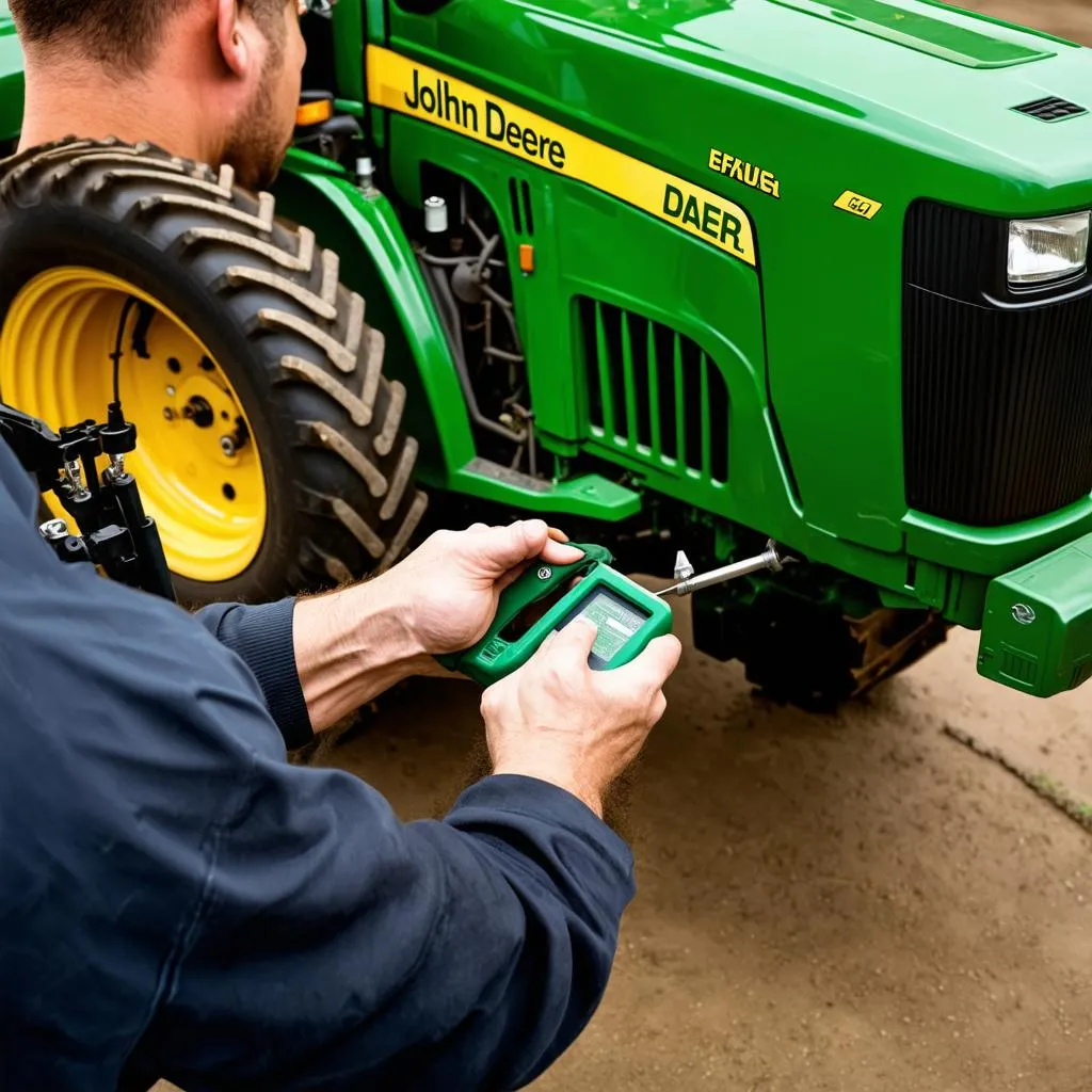 Réparation de tracteur John Deere