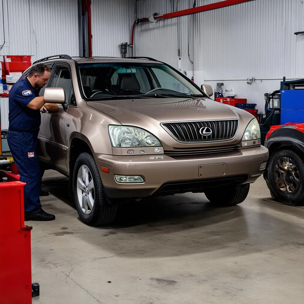 Entretien régulier d'une Lexus RX 300