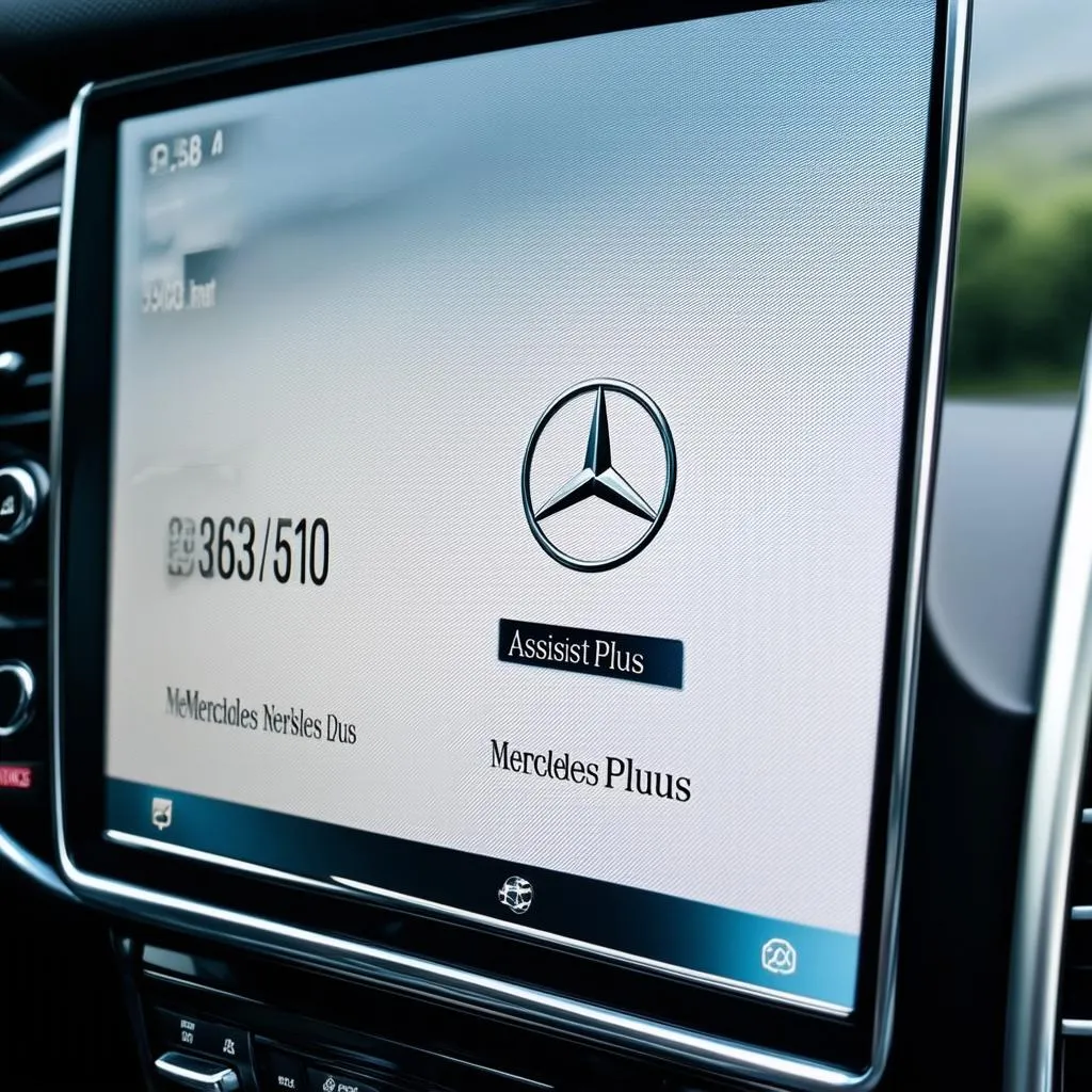 Mercedes Assist Plus Dashboard