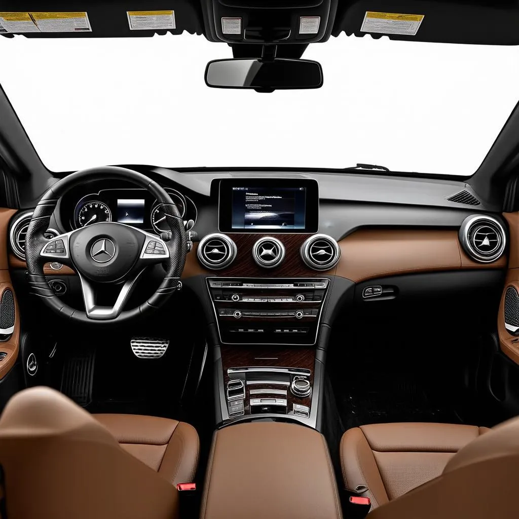 Mercedes GLK350 Interior