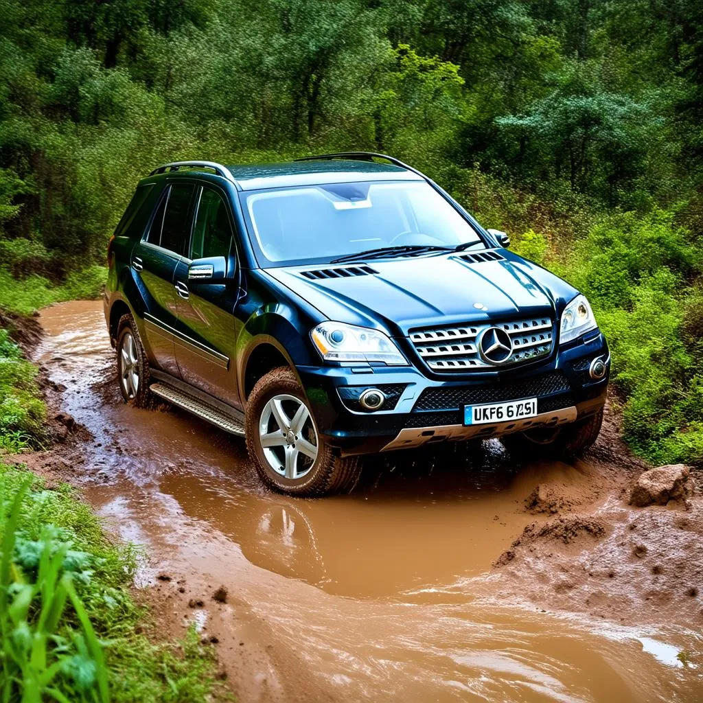 Mercedes ML W163 offroad