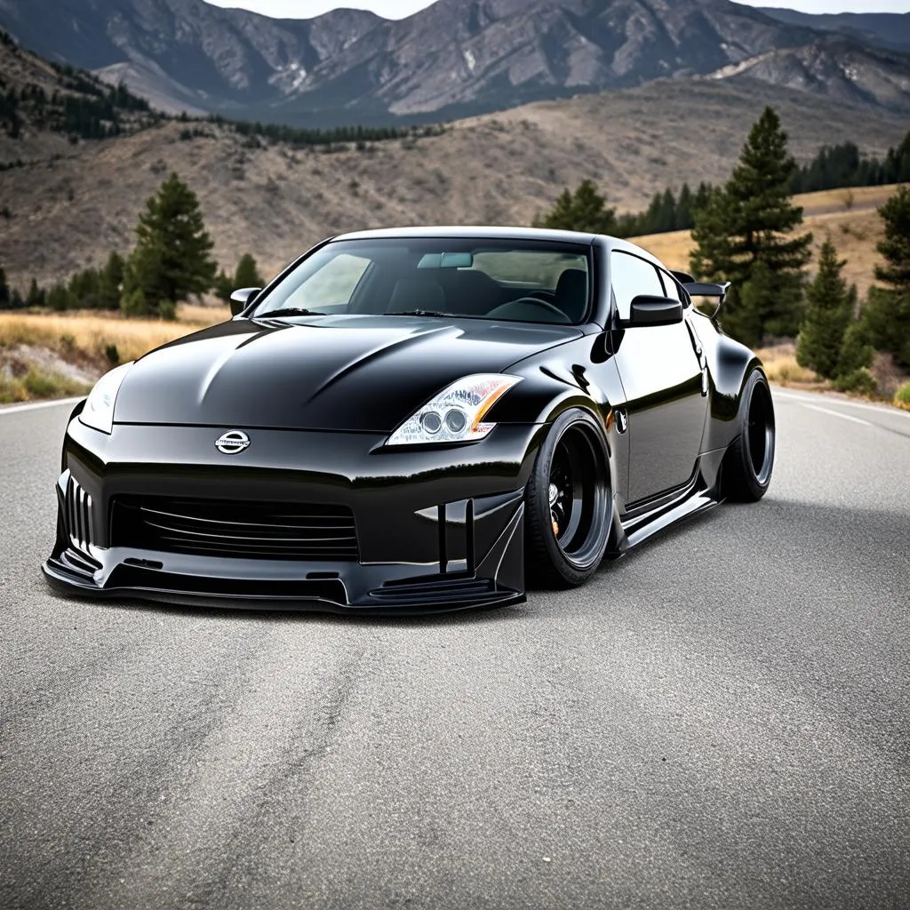 Nissan 350Z tuned exterior