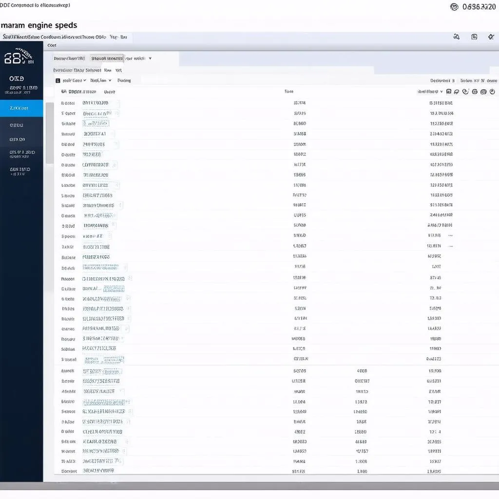 OBD data dashboard